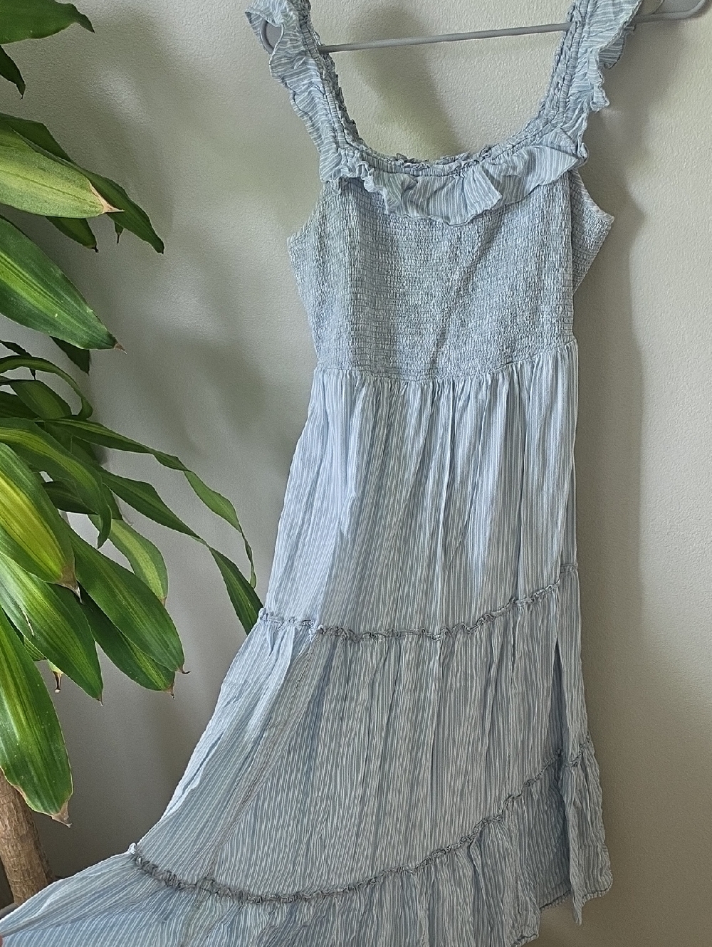 Old Navy Sky Blue Smocked Dress